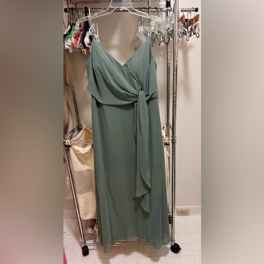 Jenny Yoo Sage Green Bridesmaid Dress